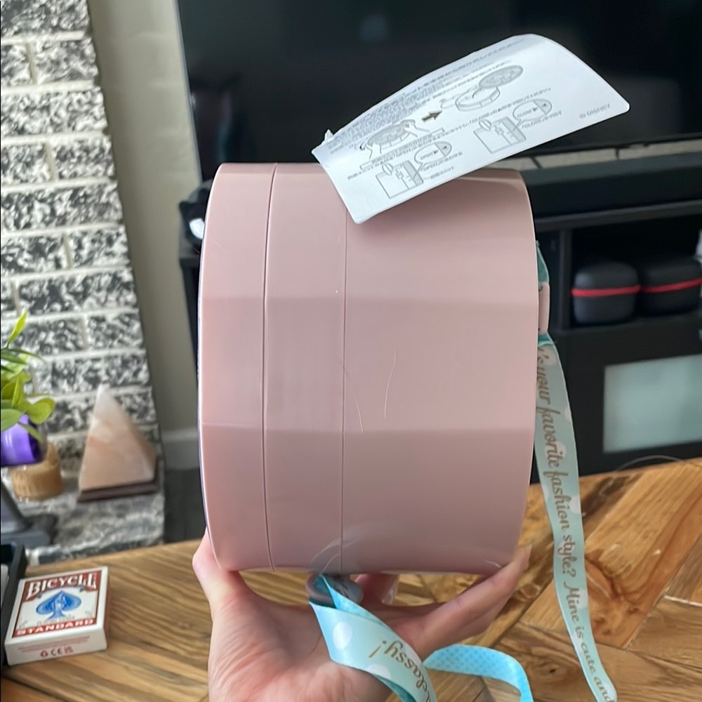 Minnie Mouse Pink and Mint Popcorn Bucket from Tokyo Japan with tag - Picture 8 of 8